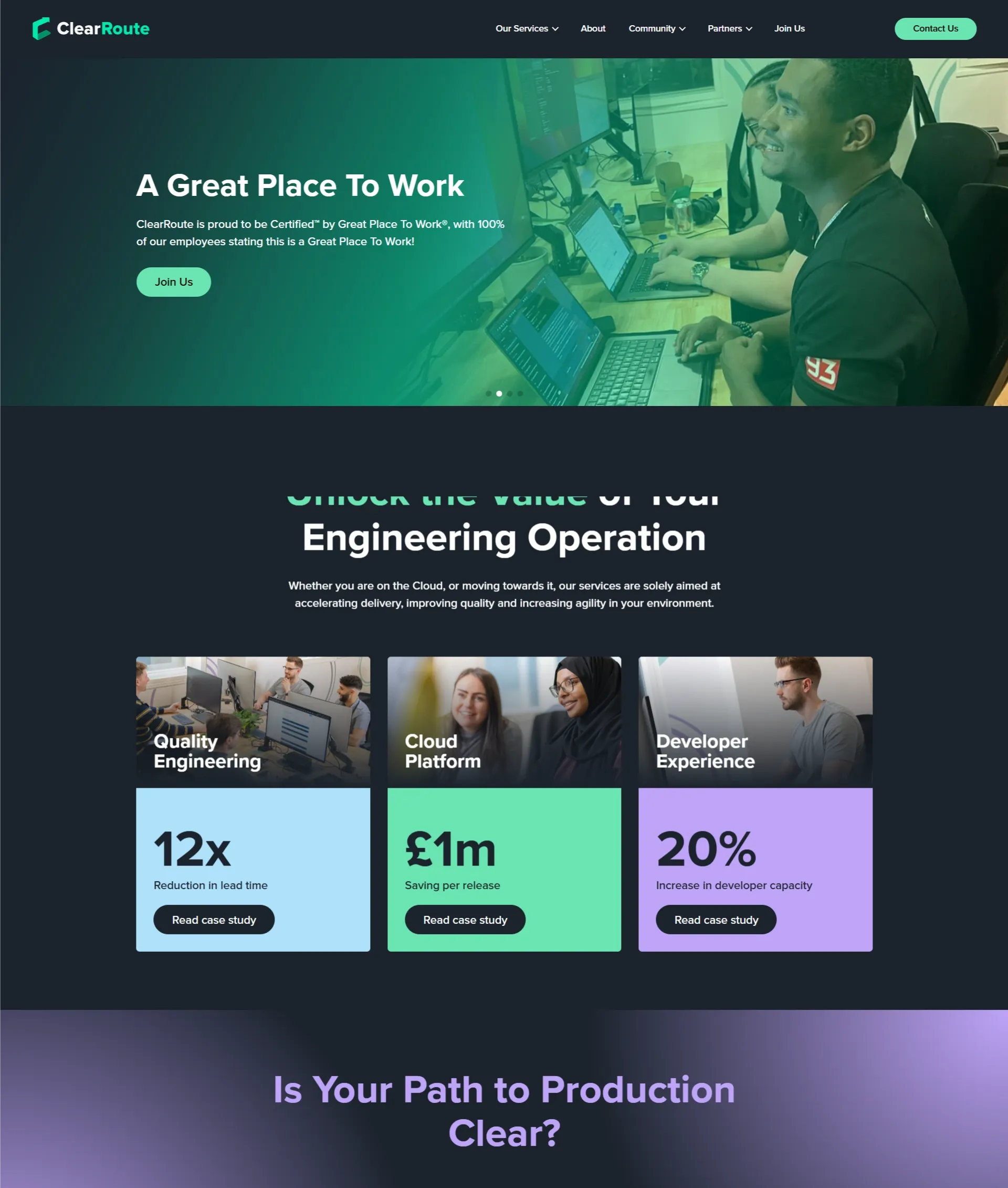 ClearRoute case study
